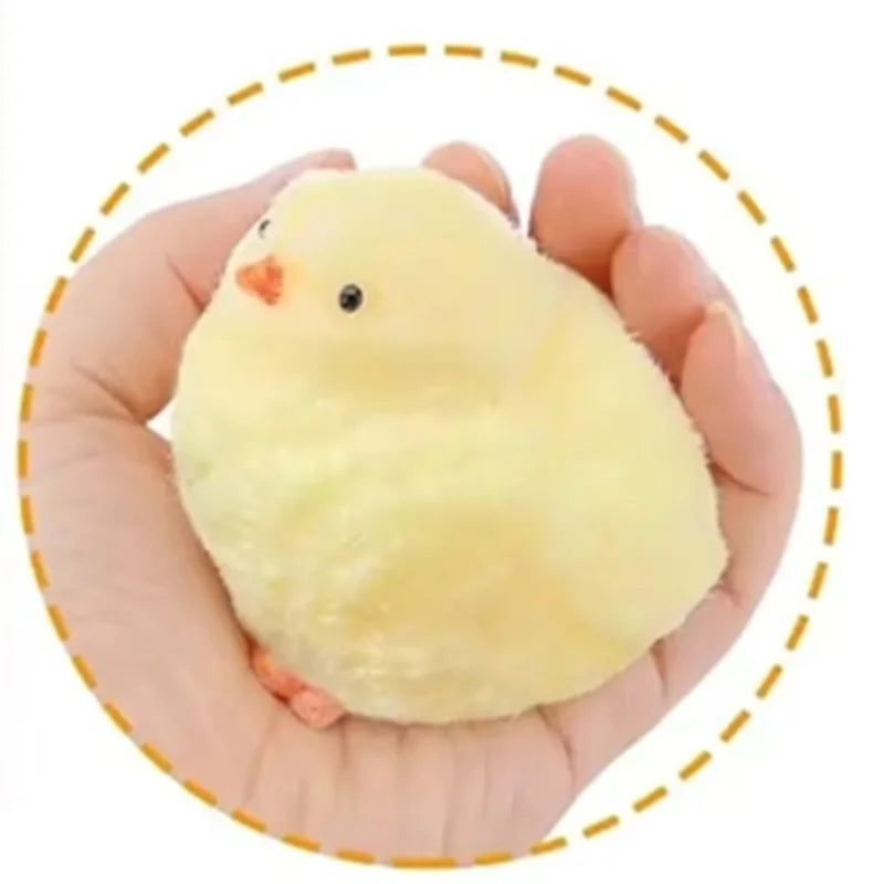 Handmade Chick Squishy Toys Ultra Soft Squishy Fidget Toys Silicone Pinch Entertainment Games for Children Christmas Gifts