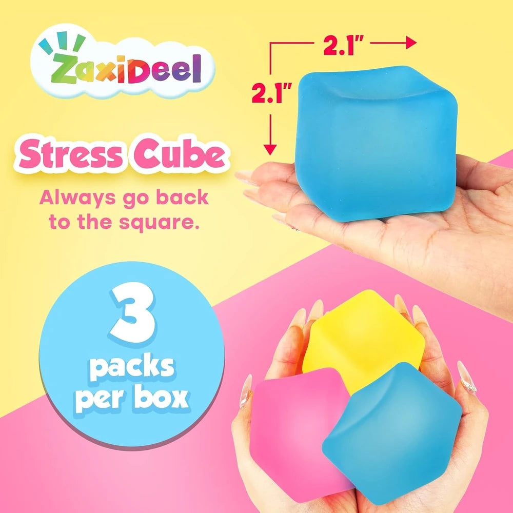 Zaxideel Gel Filled Stress Cube