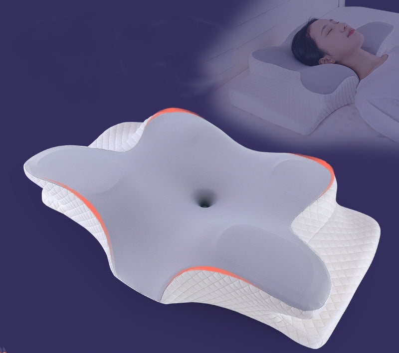 Ergonomic Cervical Memory Foam Pillow – Neck & Shoulder Support