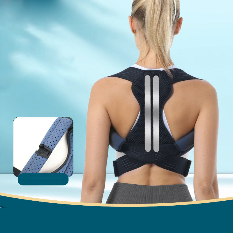 Posture Correction Back Strap – Adjustable Support Brace