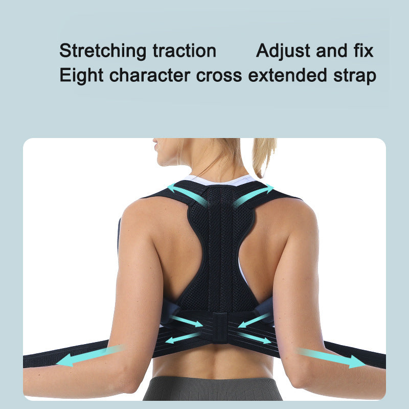 Posture Correction Back Strap – Adjustable Support Brace