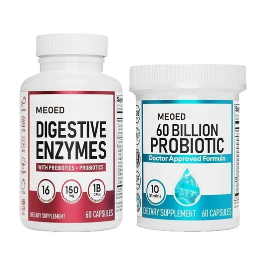 Gut Health Probiotic Capsules – 60 Count Daily Digestive Support