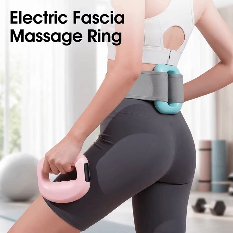 Electric Fascia Massage Ring Belt – 5-Speed Body Sculpting Massager