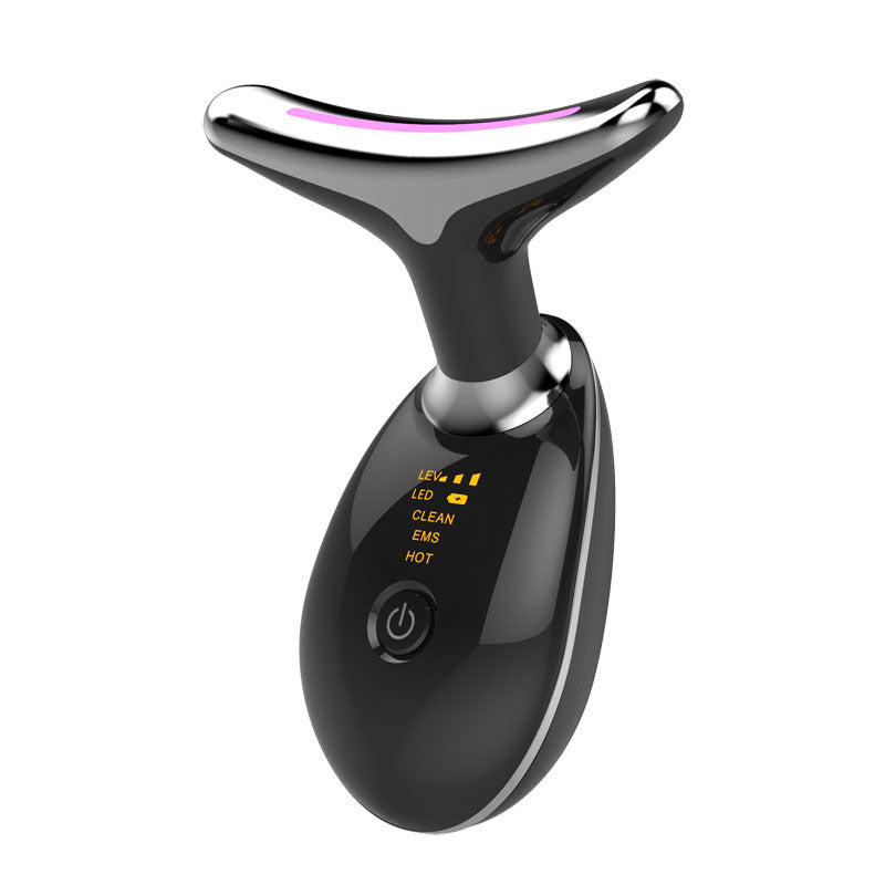 7-Color Light Therapy Neck Device – Vibration Massage & Wrinkle Care