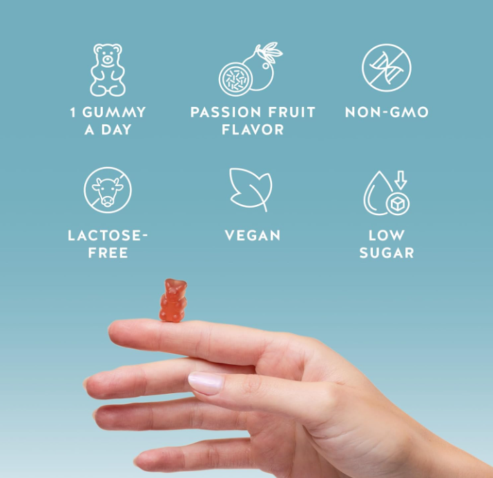 Vegan Biotin Hair Growth Gummies – Hair, Skin & Nail Vitamins