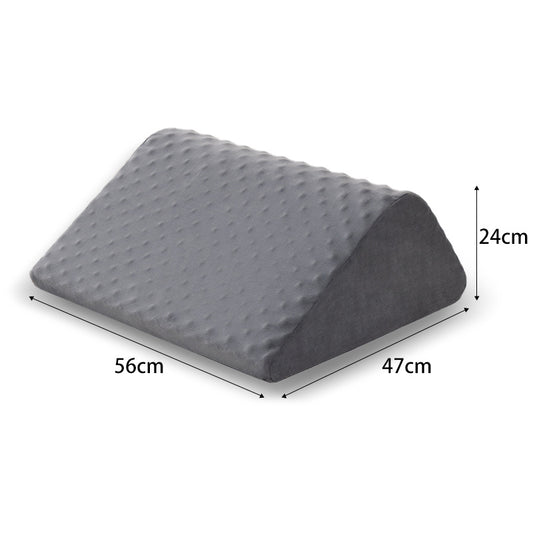 Foam Wedge Pillow Set – Leg Elevation & Back Support for Sleep