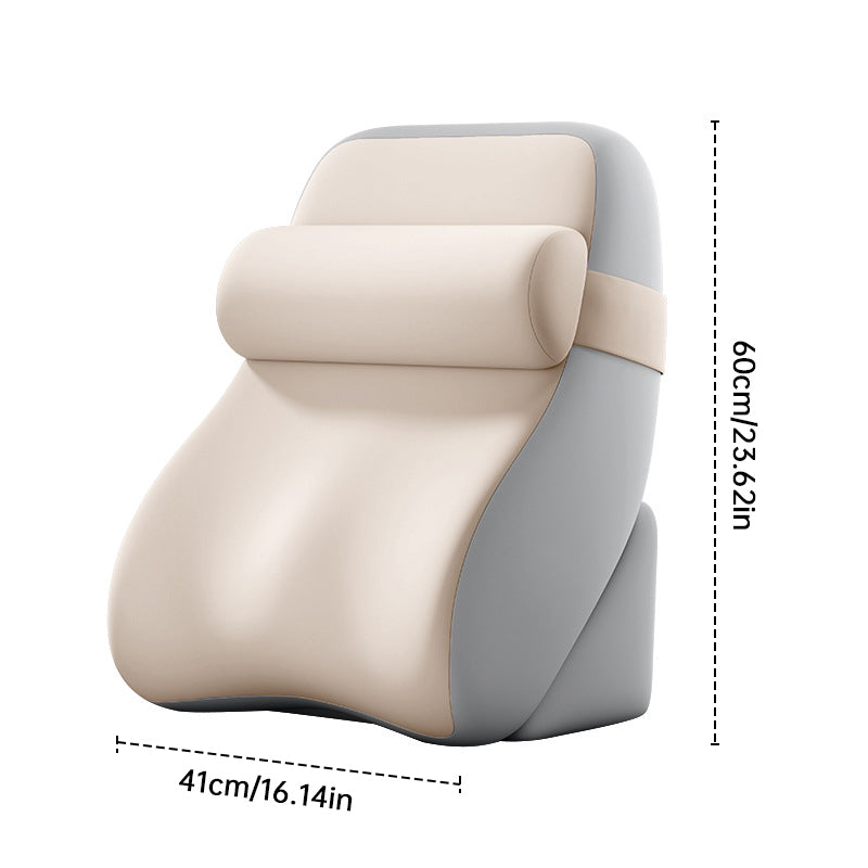 Large Memory Foam Reading Pillow – Adjustable Bed Backrest for Gaming, TV & Work