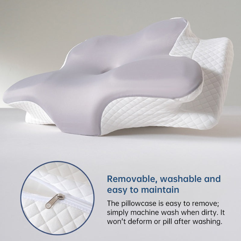 Cooling Memory Foam Pillow – Slow Rebound Viscoelastic Cushion