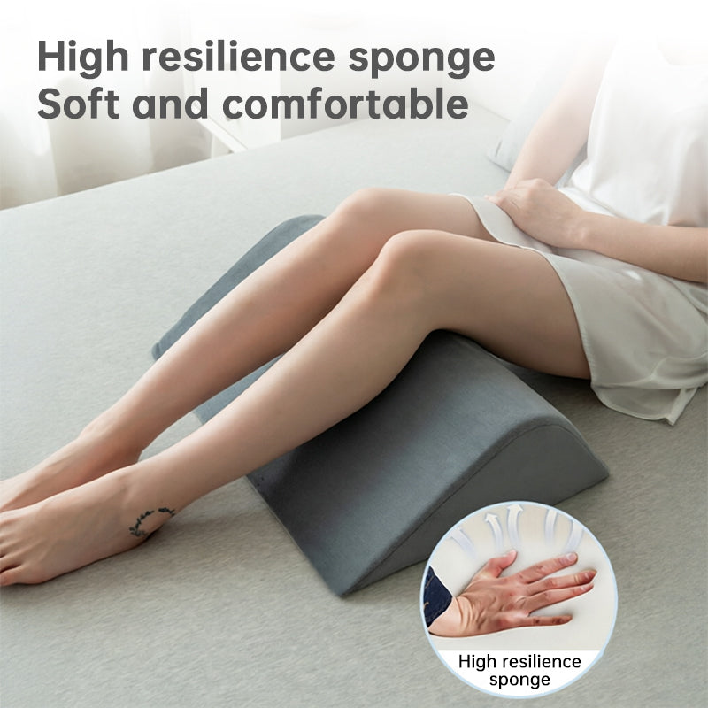 Foam Wedge Pillow Set – Leg Elevation & Back Support for Sleep
