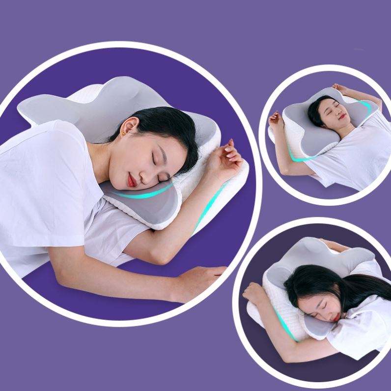 Ergonomic Cervical Memory Foam Pillow – Neck & Shoulder Support