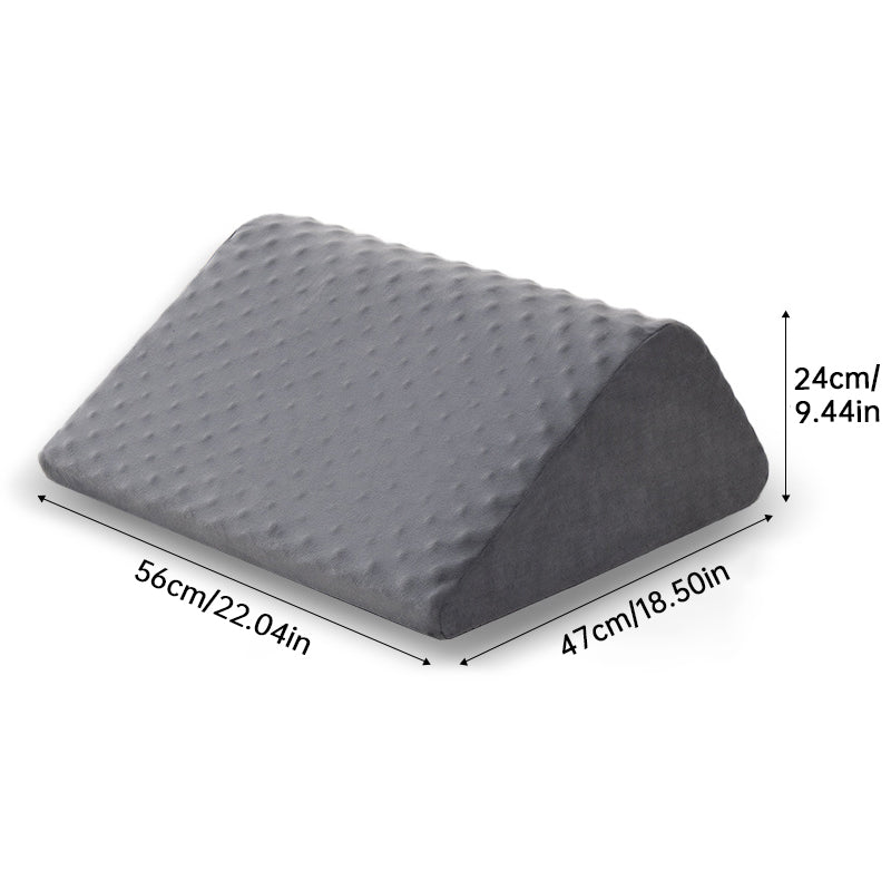 Foam Wedge Pillow Set – Leg Elevation & Back Support for Sleep