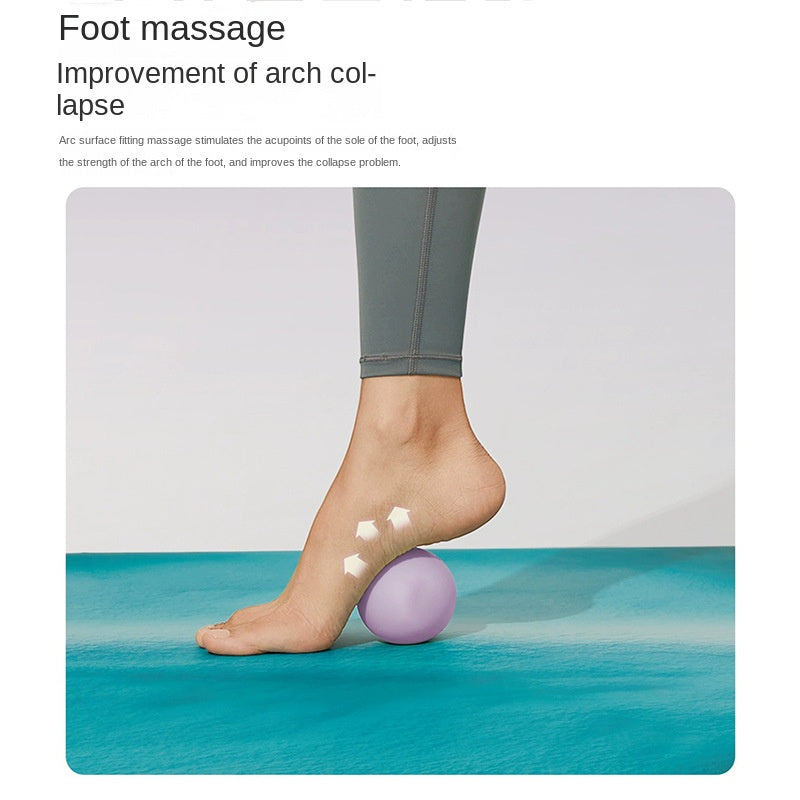 Silicone Yoga & Fascia Massage Ball – Pilates, Foot & Neck Relief