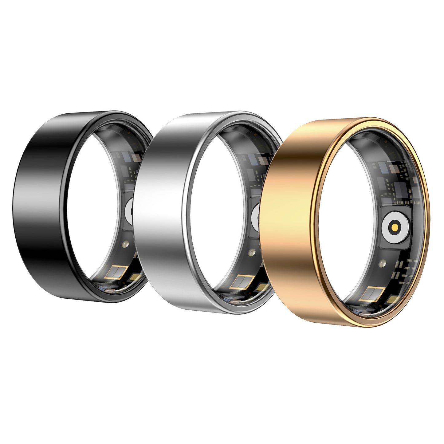 Smart Fitness Ring – Step Tracking, Heart Rate & Gesture Control