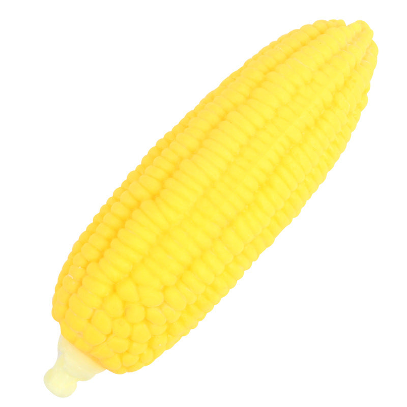 Squishy Corn Stress Relief Toy – Soft TPR Sensory Fidget Squeeze