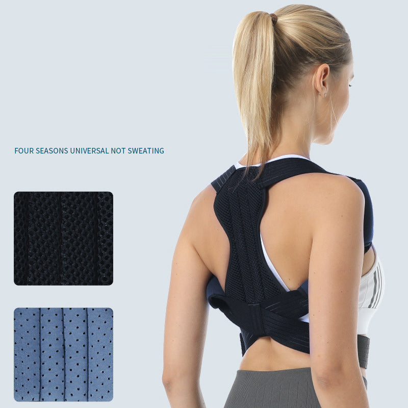 Posture Correction Back Strap – Adjustable Support Brace