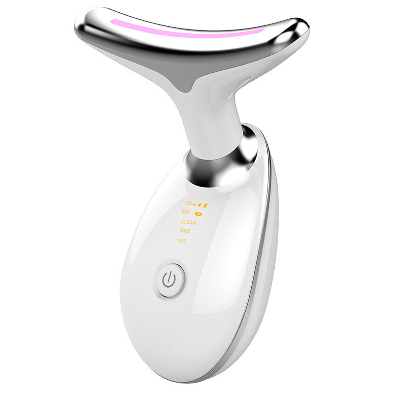 7-Color Light Therapy Neck Device – Vibration Massage & Wrinkle Care