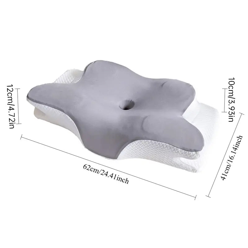 Cooling Memory Foam Pillow – Slow Rebound Viscoelastic Cushion