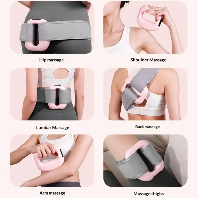 Electric Fascia Massage Ring Belt – 5-Speed Body Sculpting Massager