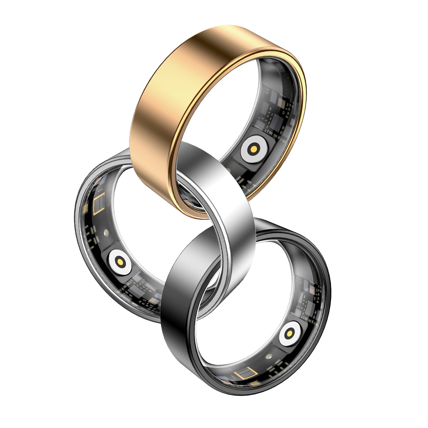 Smart Fitness Ring – Step Tracking, Heart Rate & Gesture Control