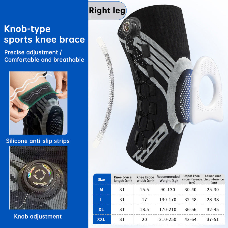 Adjustable Knob Knee Brace – Compression Support for Sports & Daily Use