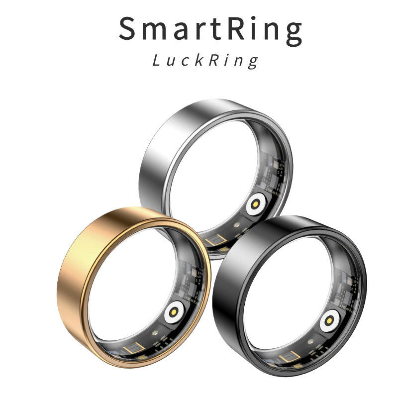 Smart Fitness Ring – Step Tracking, Heart Rate & Gesture Control