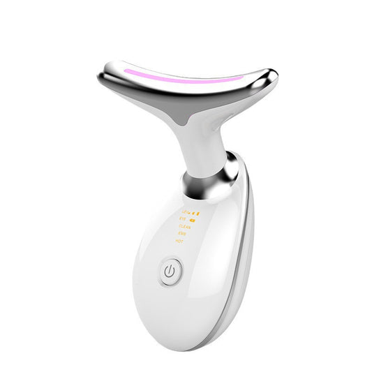 7-Color Light Therapy Neck Device – Vibration Massage & Wrinkle Care