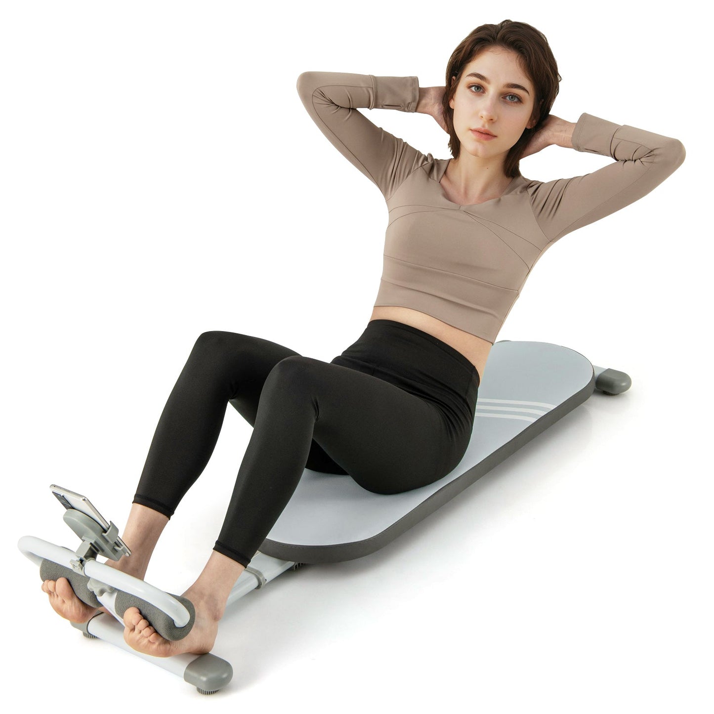 Multifunctional Sit Up Bench Workout Bench with 3 Gear Adjustable Angles and Adjustable Length