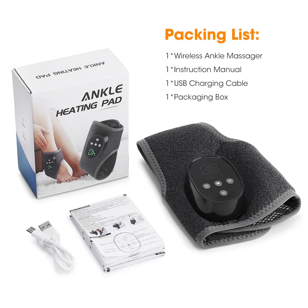Electric Heating Wrist Guard Vibration Massage Hot Compress Wrist Brace Ankle Wrap Hand Foot Protector Rechargeable Wristband