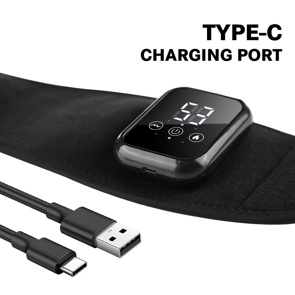 Electric Heating Wrist Guard Vibration Massage Hot Compress Wrist Brace Ankle Wrap Hand Foot Protector Rechargeable Wristband