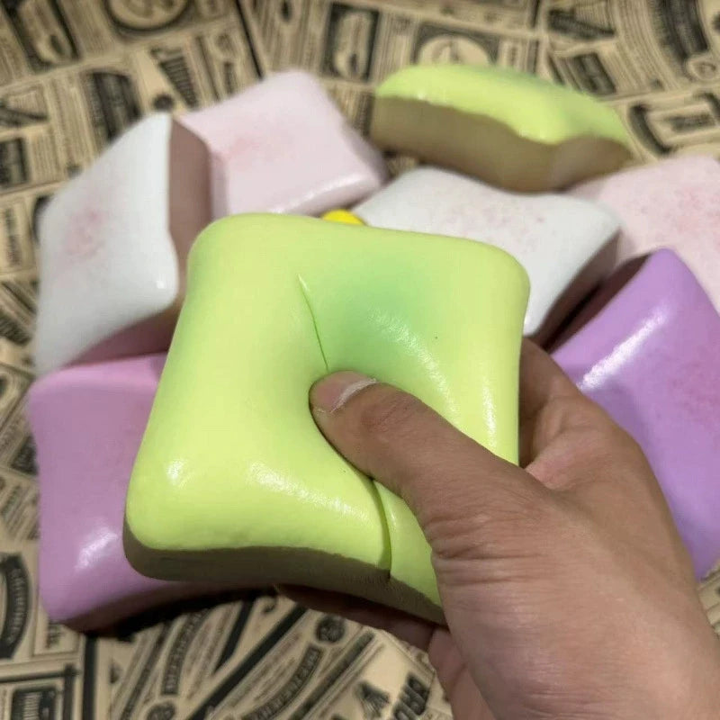 1T-Bread Butter Squishy Slow Rising Squishy Stress Balls Stress Relief Fidget Toys Party Favor Gift  Adult Stress Relieving Toys