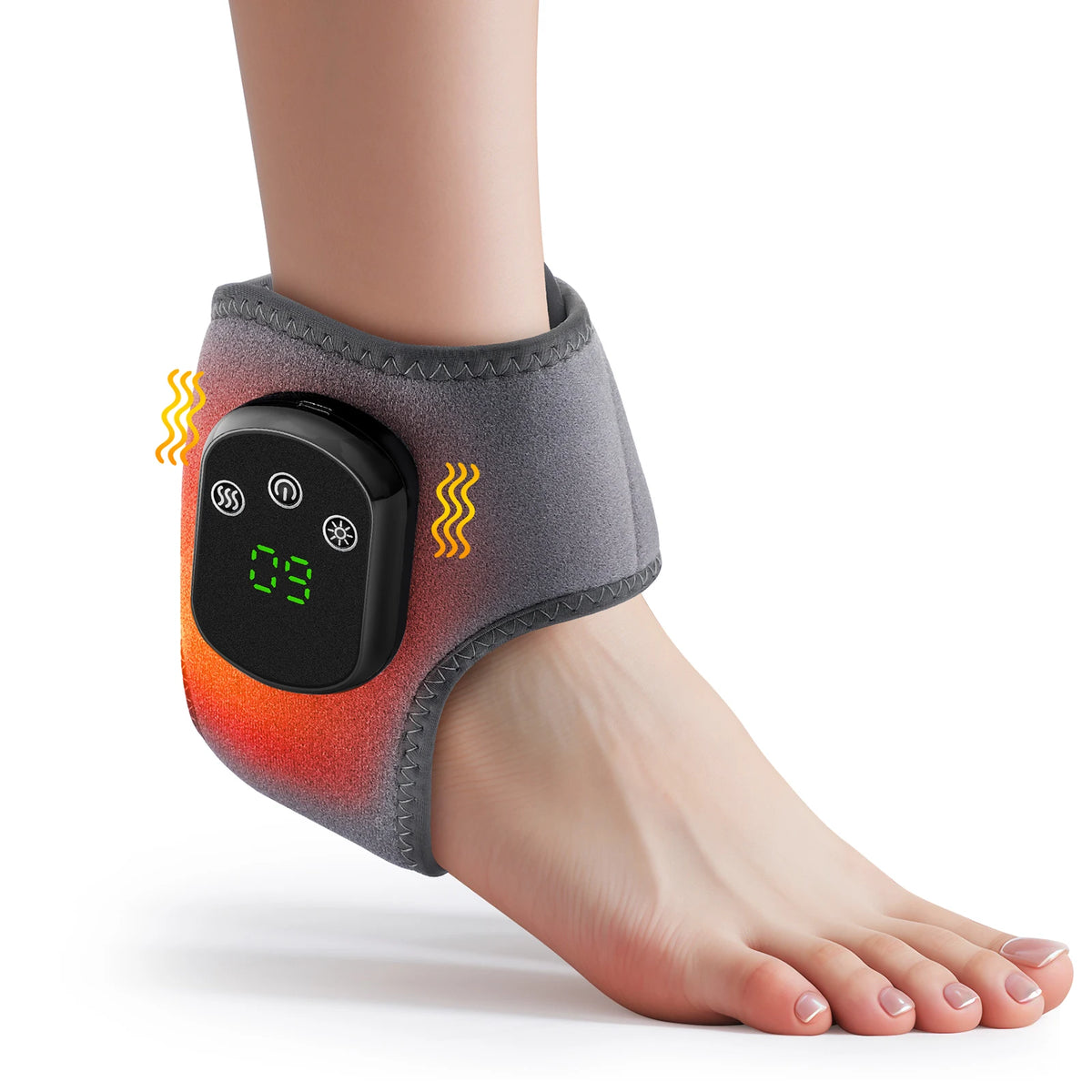 Electric Heating Wrist Guard Vibration Massage Hot Compress Wrist Brace Ankle Wrap Hand Foot Protector Rechargeable Wristband