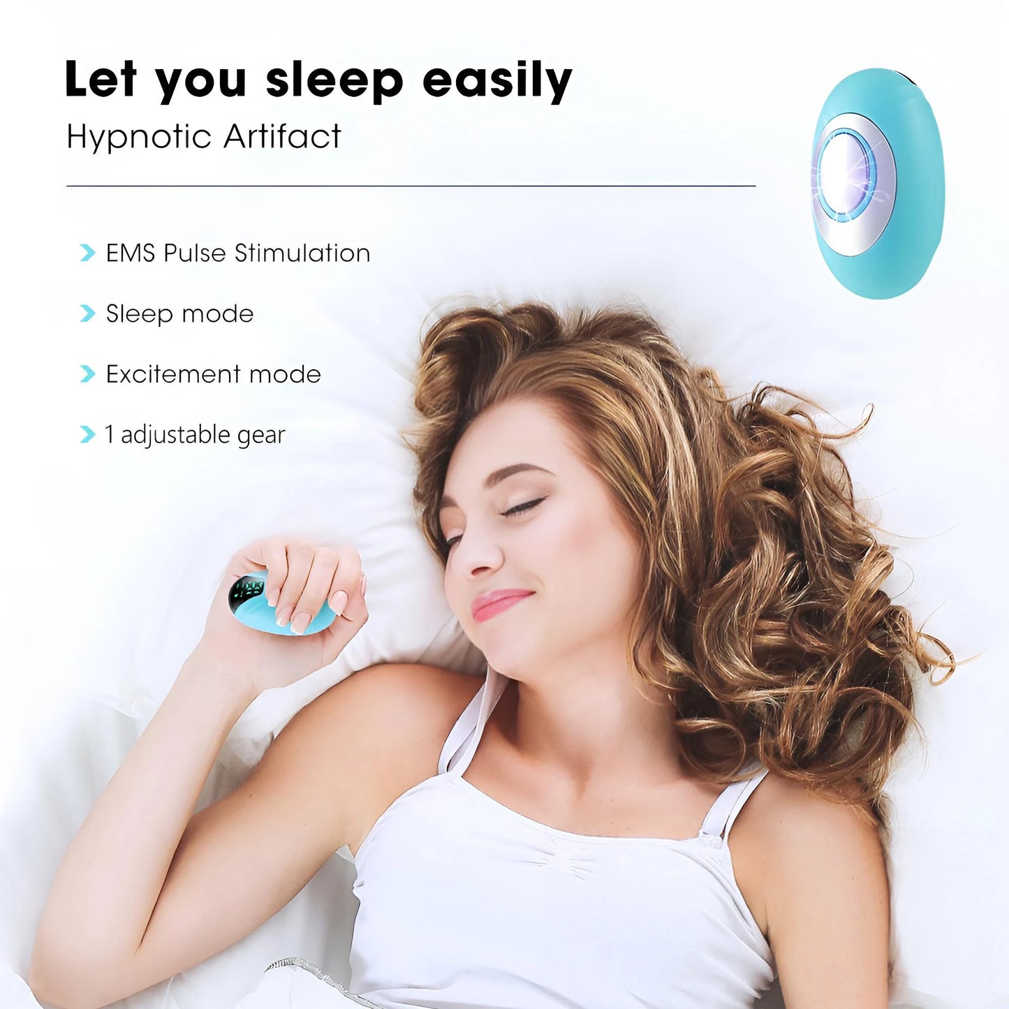 Smart Sleep Aid Device – EMS Micro-Current Insomnia & Anxiety Relief