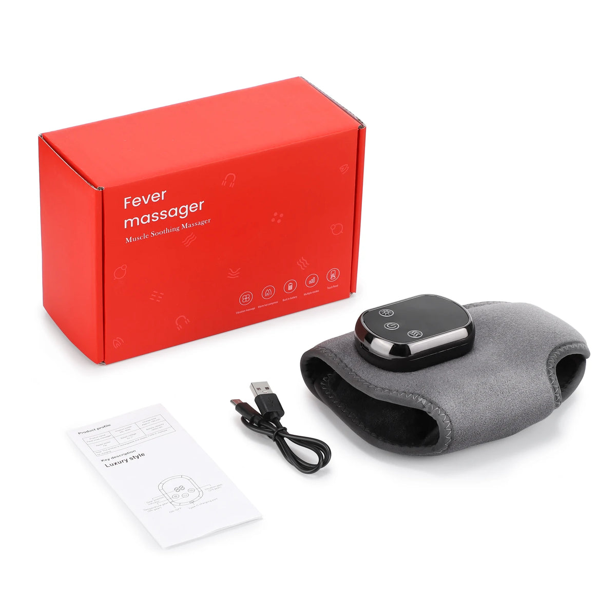 Electric Heating Wrist Guard Vibration Massage Hot Compress Wrist Brace Ankle Wrap Hand Foot Protector Rechargeable Wristband