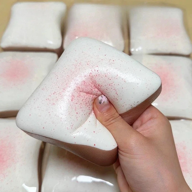1T-Bread Butter Squishy Slow Rising Squishy Stress Balls Stress Relief Fidget Toys Party Favor Gift  Adult Stress Relieving Toys