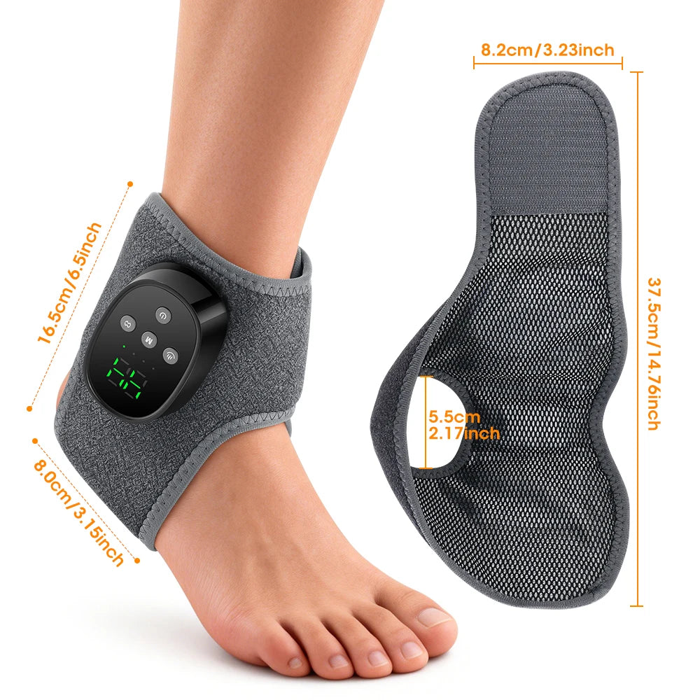 Electric Heating Wrist Guard Vibration Massage Hot Compress Wrist Brace Ankle Wrap Hand Foot Protector Rechargeable Wristband